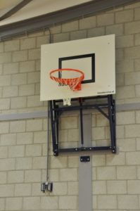 Basketbalinstallatie gasveersysteem
