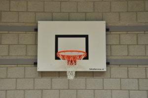 Basketbalinstallatie wandbord