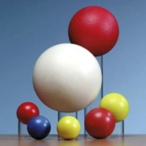 Spelmateriaal foamballen met huid