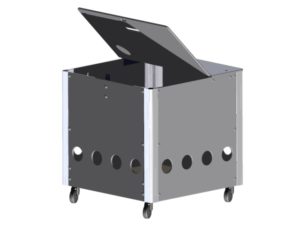 Opbergsysteem ballenwagen kubusmodel